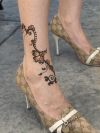 Henna tat pics on leg